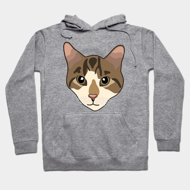 Striped Cat Hoodie by crankycranium